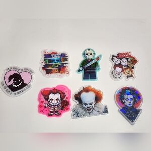 Horror Acrylic Flatbacks For Review Badge Flats Planar Badge Keychain Beaded Pen